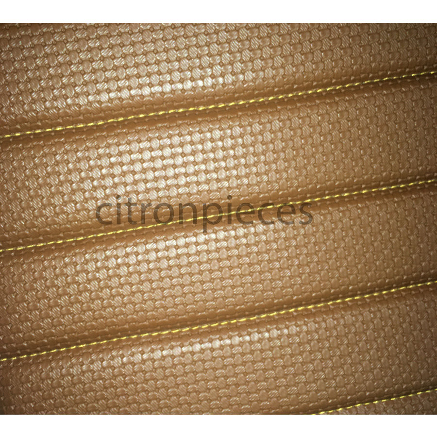 Rear seat safari brown leatherette Citroën ID/DS-1