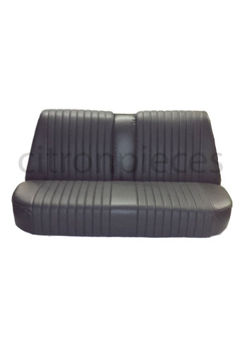  ID/DS Rear bench newly trimmed in black leatherette Citroën ID/DS 