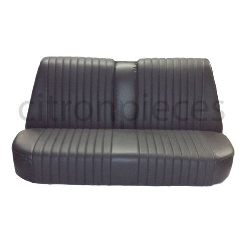  ID/DS Rear bench newly trimmed in black leatherette Citroën ID/DS 
