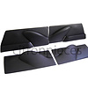 ID/DS Door card set (not flat) black leatherette Citroën ID/DS