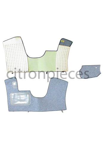  ID/DS Front carpet with foam for non-Pallas with mushroom brake pedal Citroën ID/DS 