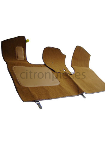  Citroën ID/DS Tapis AV marron production origine (PA) garniture de plancher de pédale inclus sans mousse Citroën ID/DS 