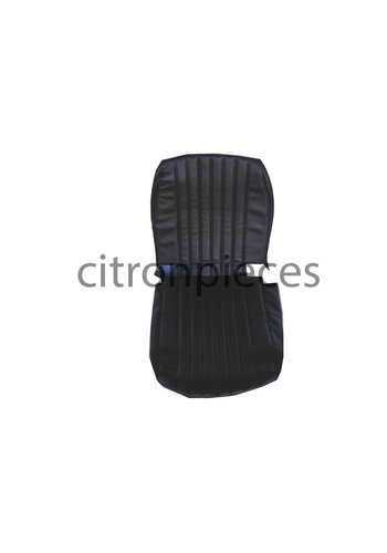  2CV Original seat cover for front seat in black leatherette Mehari Citroën 2CV 