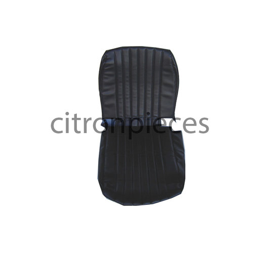  2CV Original seat cover for front seat in black leatherette Mehari Citroën 2CV 