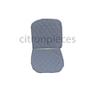 2CV Original seat cover set for front R seat (2 round angles) in gray cloth Charleston Citroën 2CV