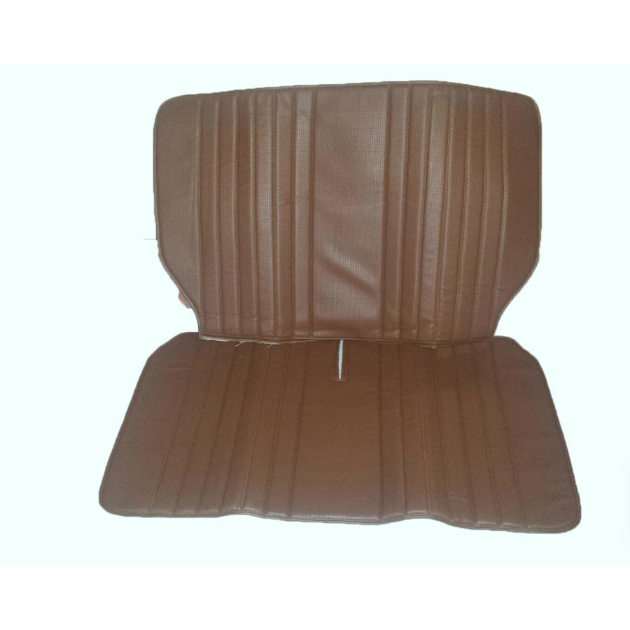 Original seat cover set in brown leatherette for foldable rear bench Dyane Citroën 2CV - Copy-2