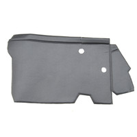 thumb-Bekleding schutbord, gelijkend materiaal, verbeterde pasvorm voor Citroen 2CV zwart  (6 delige set)  1976- eind-3