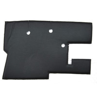 thumb-Bekleding schutbord, gelijkend materiaal, verbeterde pasvorm voor Citroen 2CV zwart  (6 delige set)  1976- eind-5