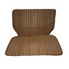 2CV Original seat cover set for rear bench in brown leatherette DYANE Citroën 2CV