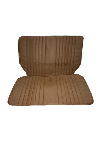  2CV Original seat cover set for rear bench in brown leatherette DYANE Citroën 2CV 