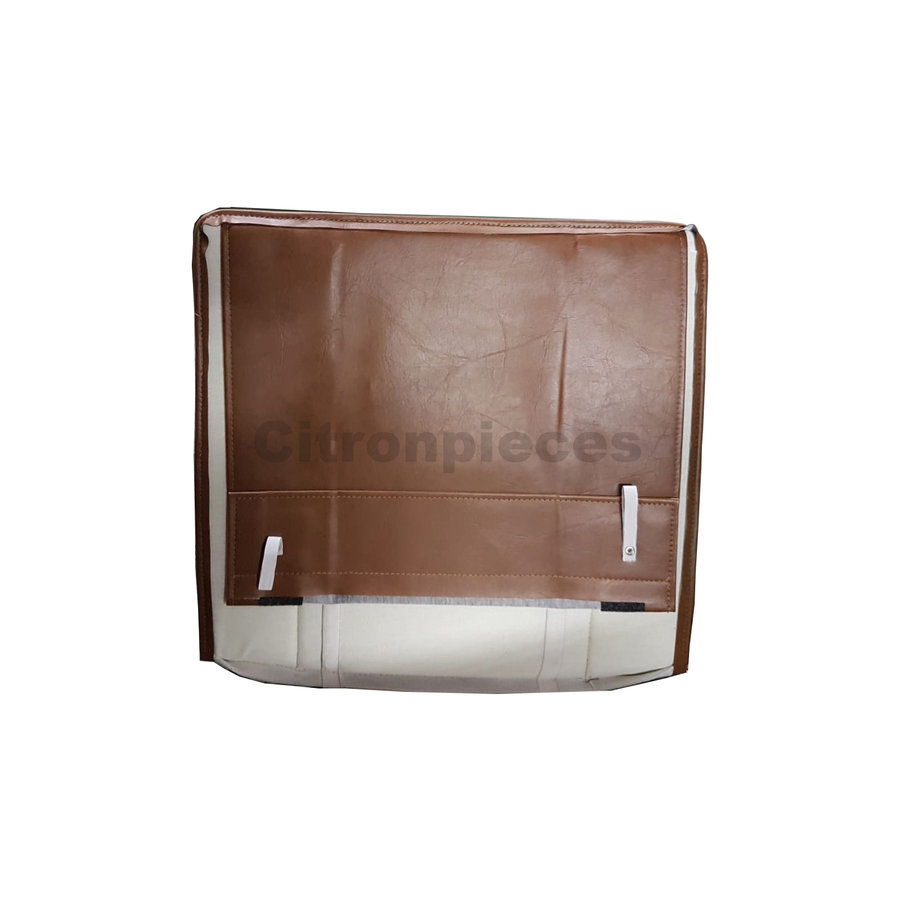 Original seat cover set for front seat in brown leatherette years '50 '60 Citroën 2CV - Copy-2