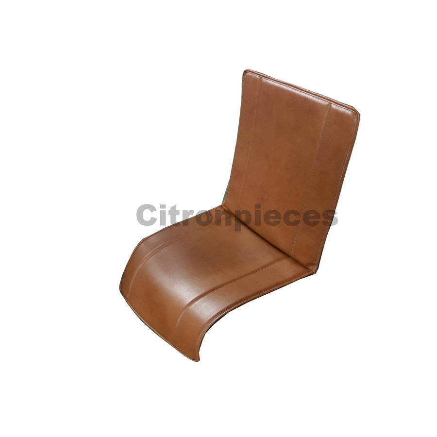 Original seat cover set for front seat in brown leatherette years '50 '60 Citroën 2CV - Copy-1