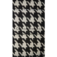 thumb-Original seat cover set for 2 front seat + rear bench in "pied de poule" black and white cloth Charleston Citroën 2CV-3