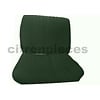 Citroën ID/DS Garniture siège AV en étoffe vert unie pour assise + dossier Panneau de fermeture en simili blanchâtre Citroën ID/DS