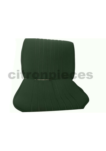  ID/DS Garniture siège AV en étoffe vert unie pour assise + dossier Panneau de fermeture en simili blanchâtre Citroën ID/DS 