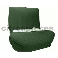 thumb-Garniture siège AV en étoffe vert unie pour assise + dossier Panneau de fermeture en simili blanchâtre Citroën ID/DS-2