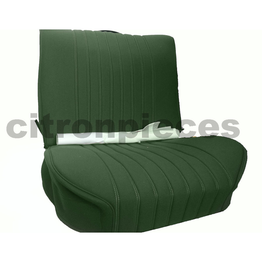 Front seat cover pallas from 69 green cloth Citroën ID/DS-2