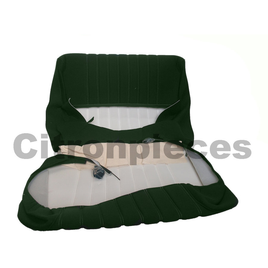 Front seat cover pallas from 69 green cloth Citroën ID/DS-3