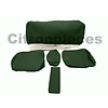 ID/DS Garniture pour banquette AR en étoffe vert unie pour assise 1 pièce dossier 4 pièces Citroën ID/DS