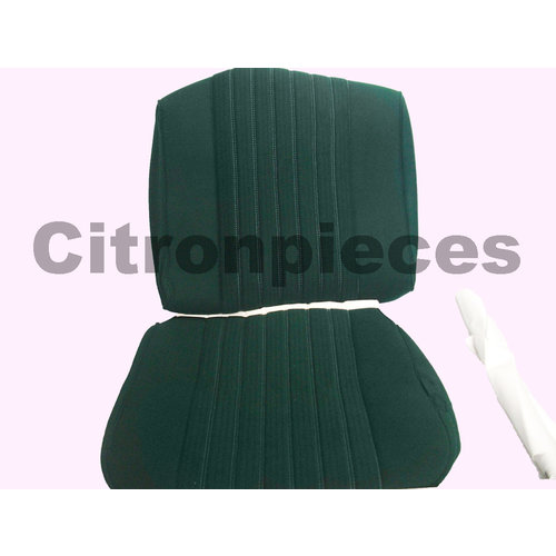  Citroën ID/DS Front seat cover pallas 70-73 green cloth Citroën ID/DS 
