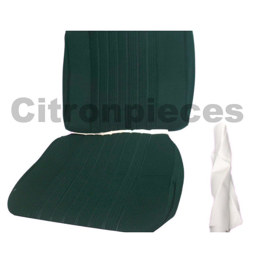 Front seat cover pallas 70-73 green cloth Citroën ID/DS-2