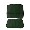 Citroën ID/DS Garniture pour banquette AR PA en étoffe vert (partie centrale en deux tons) pour assise 1 pièce dossier 4 pièces Citroën ID/DS
