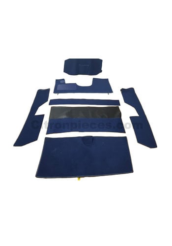  Citroën ID/DS Full carpet set without foam blue Citroën ID/DS Ral 5003 