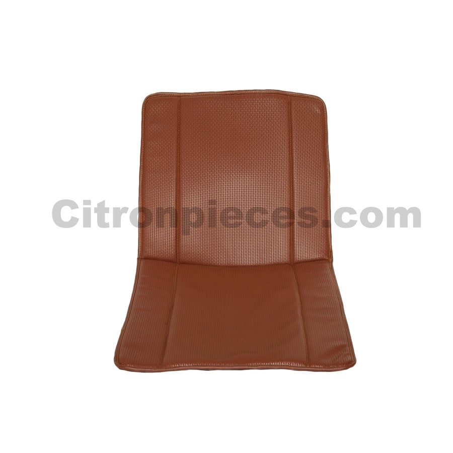 Original seat cover set for front seat in brown leatherette years '50 '60 Citroën 2CV-1