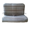 2CV Original seat cover set for rear bench in gold cloth Charleston Citroën 2CV