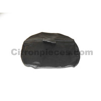 Head rest cover black leather part for headrest and metal headrest support Citroën SM