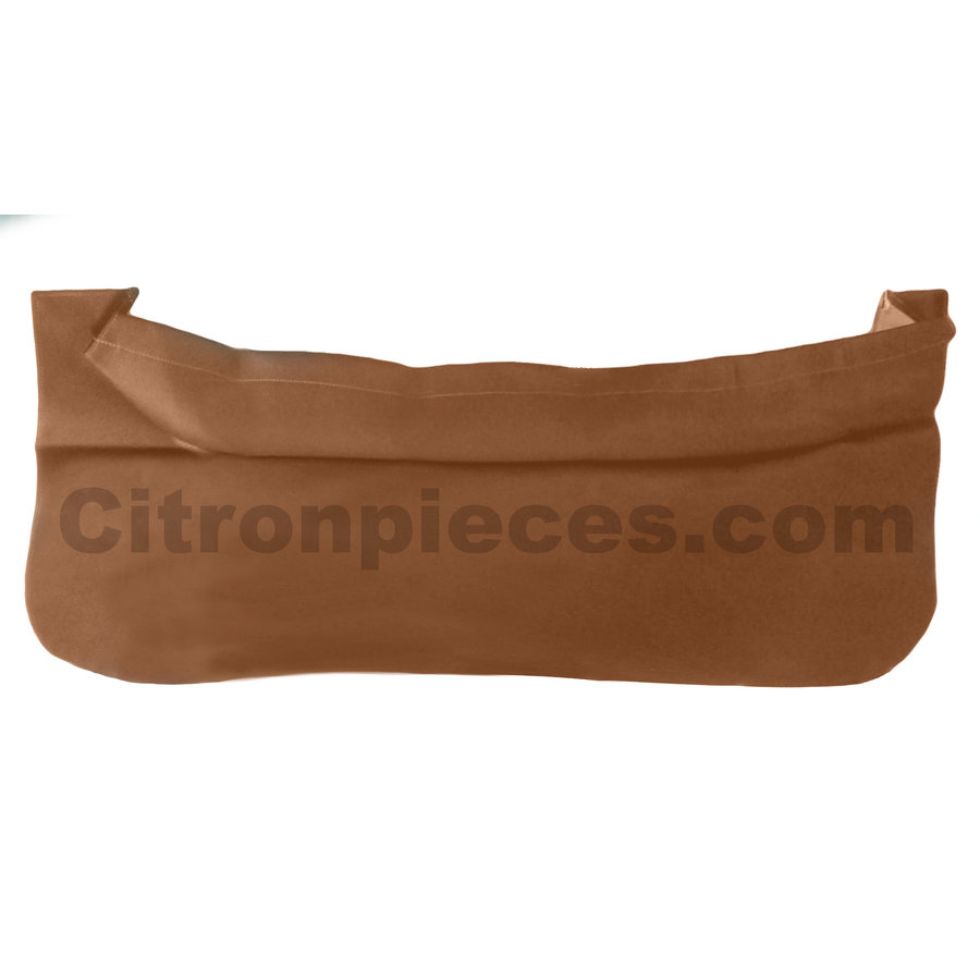 Trimming for rear window shelf brown leatherette Citroën 2CV-1