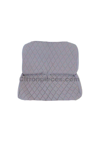  Citroën 2CV Original seat cover set for rear bench in gray cloth Charleston Citroën 2CV 