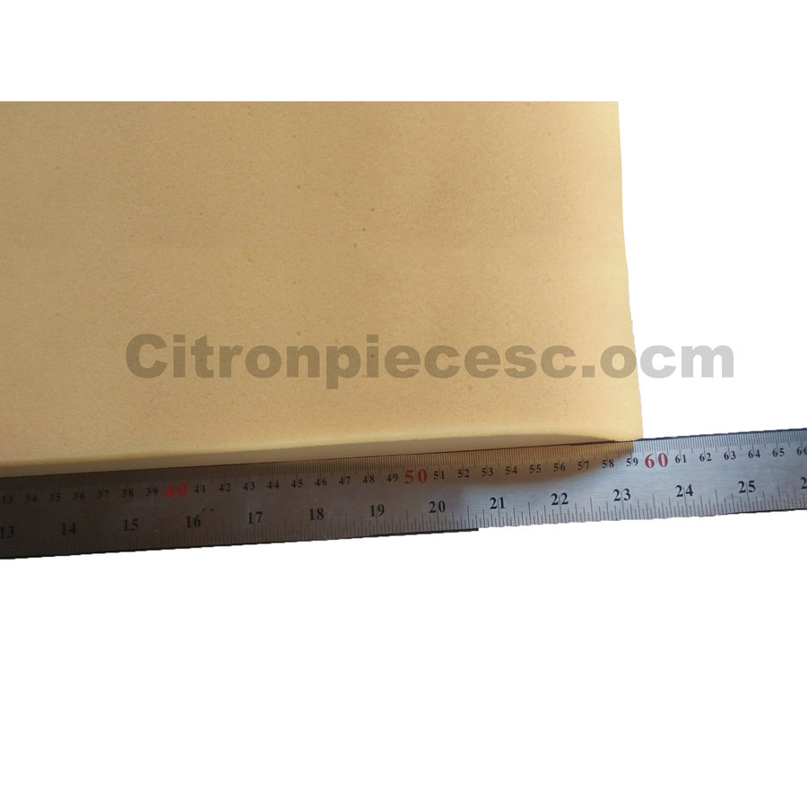 Mousse de protection (10x 600 x 600 mm) avant rehabillage de housse de siège ( DYANE/AMI6) Citroën 2CV-2