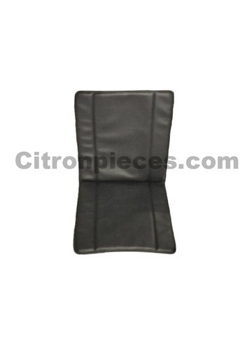  Citroën 2CV Seat cover for front seat in strong black leatherette (fourgonette) years '50 '60 Citroën 2CV 