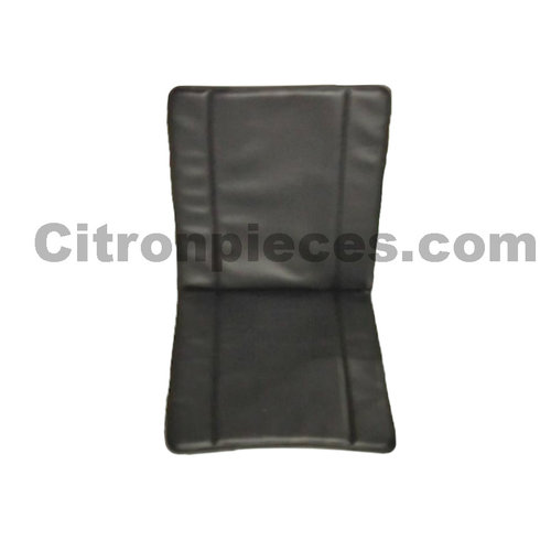  2CV Seat cover for front seat in strong black leatherette (fourgonette) years '50 '60 Citroën 2CV 