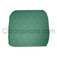 thumb-Original seat cover set for front L seat (2 round angles) in green cloth Charleston Citroën 2CV-4