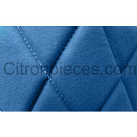 thumb-Original seat cover set for rear bench in bleu cloth Charleston Citroën 2CV - Copy-2