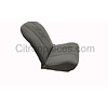 2CV Original seat cover set for front L seat (2 round angles) in gray cloth with old Citroën logo Citroën 2CV