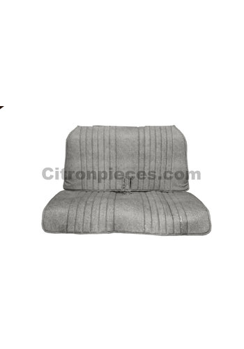 Citroën 2CV Original seat cover set for rear bench in blue denim leatherette Dyane Citroën 2CV 