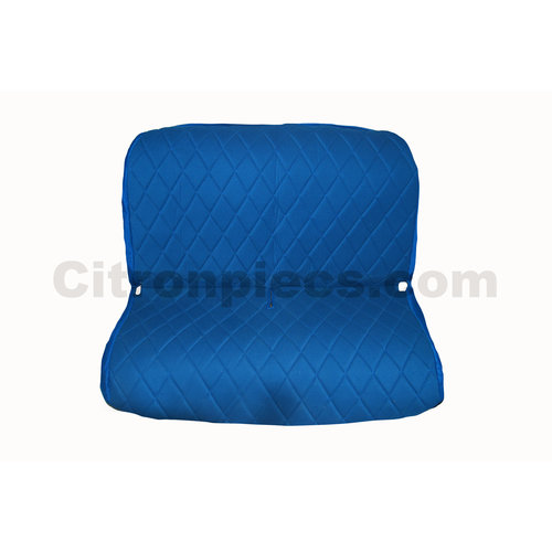  Citroën 2CV Original seat cover set for rear bench in blue cloth Charleston Citroën 2CV 