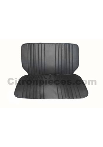  Citroën 2CV Original seat cover set for front bench in black leatherette Dyane Citroën 2CV 