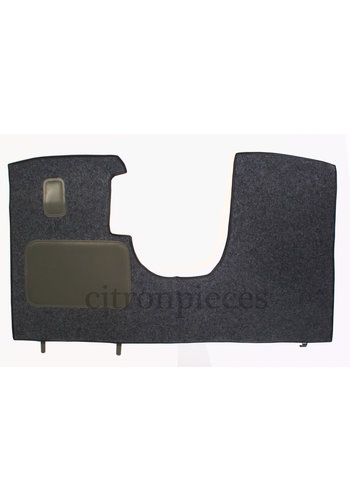  ID/DS Front mat gray Dsuper / Dspecial (WITHOUT FOAM) for brake pedal Citroën ID / DS 