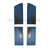 Citroën ID/DS Set deurschotten blauw stof Citroën ID/DS