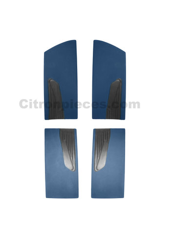  Citroën ID/DS Door card set blue cloth (flat foruperpecial) Citroën ID/DS 