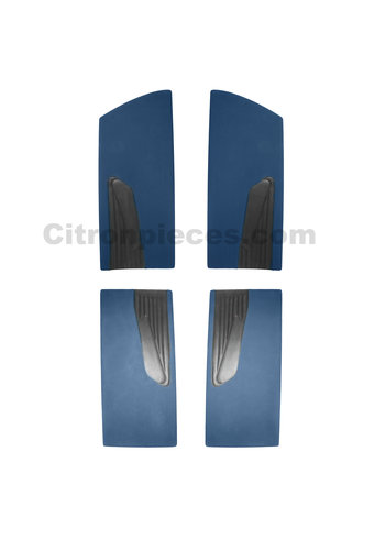  ID/DS Door card set blue cloth (flat foruperpecial) Citroën ID/DS 