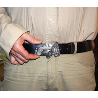thumb-Ceinture en cuir avec boucle Citroen 2CV taille 48 (pouces)-3