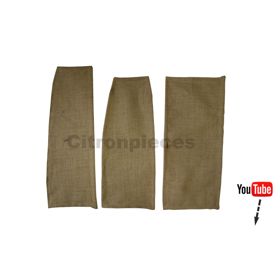 341.232.100: Sommiers  pour refaire un siège ( 1coin ou 2 coins), avec fil de fer intégré, Citroën 2CV-2