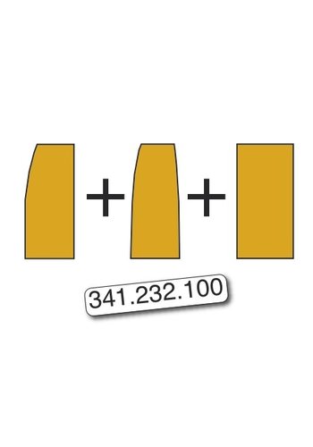  Citroën 2CV 341.232.100: Basis voor het opnieuw opspannen van een enkele stoel, met ijzerdraad erin, 1 ronde hoek of 2 ronde hoeken, Citroën 2CV 