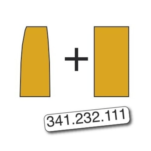  Citroën 2CV 341.232.111: Basis voor het opnieuw opspannen van een enkele stoel, 2 ronde hoeken Citroën 2CV 