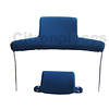 Citroën ID/DS Kopfstütze (2 teilig) Stoff blau breites Modell Citroën ID/DS